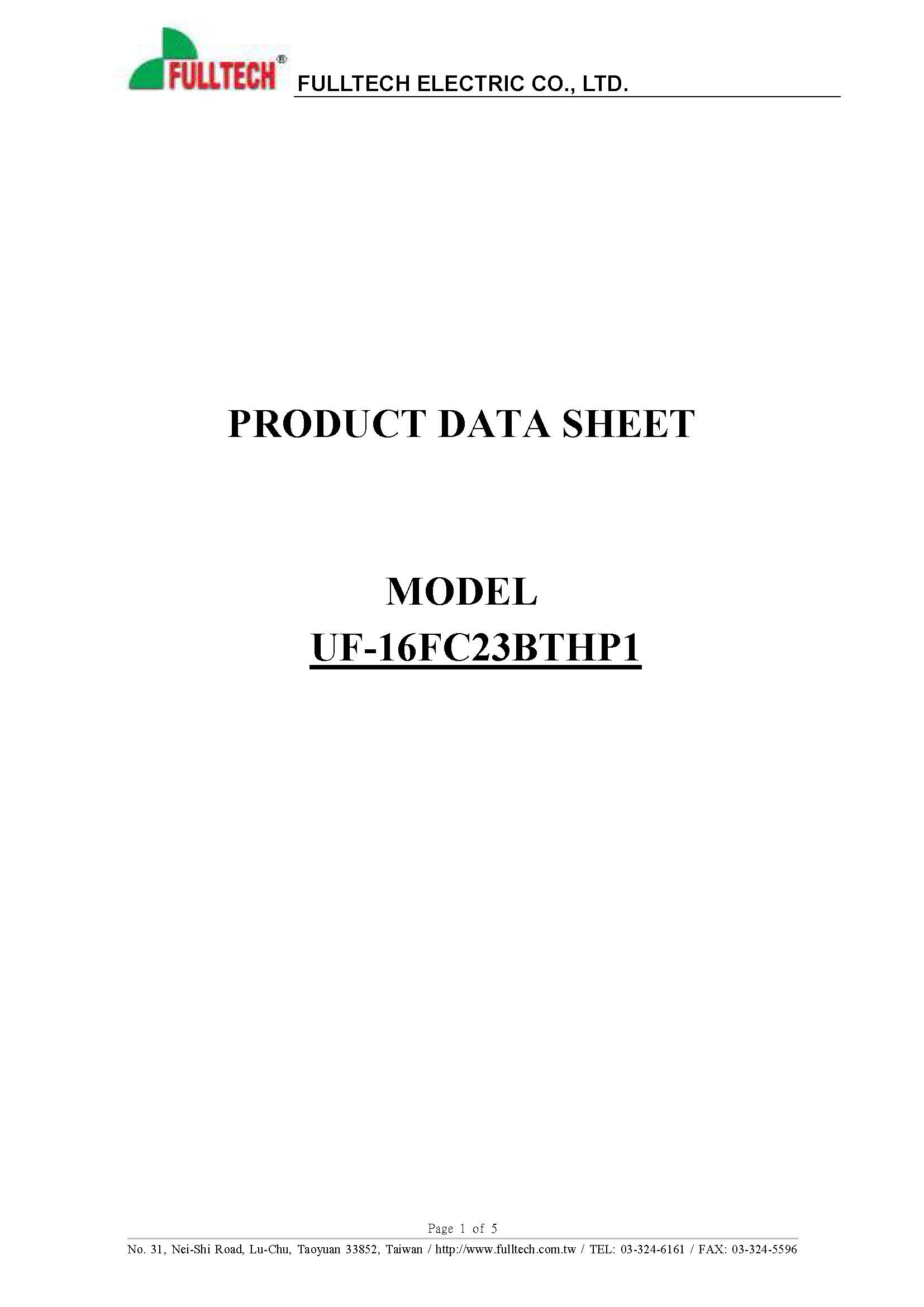 UF16FC23BTH-P1 Data sheet_페이지_1.jpg